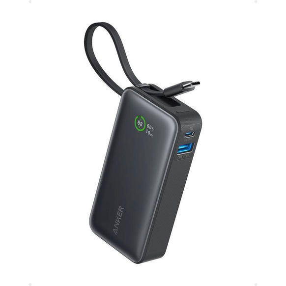 Anker Nano Power Bank (30W, Built-In USB-C Cable)