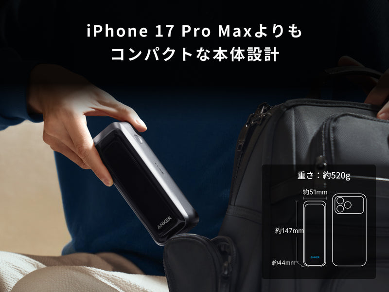 持ち運びに適した本体設計