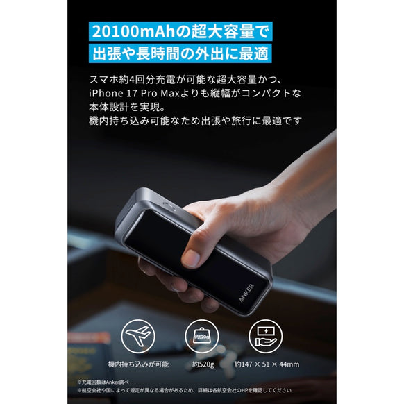 Anker Prime Power Bank (20100mAh, 220W)