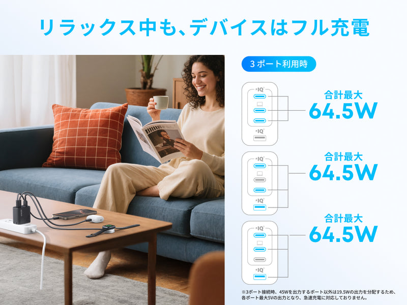 3ポート使用時