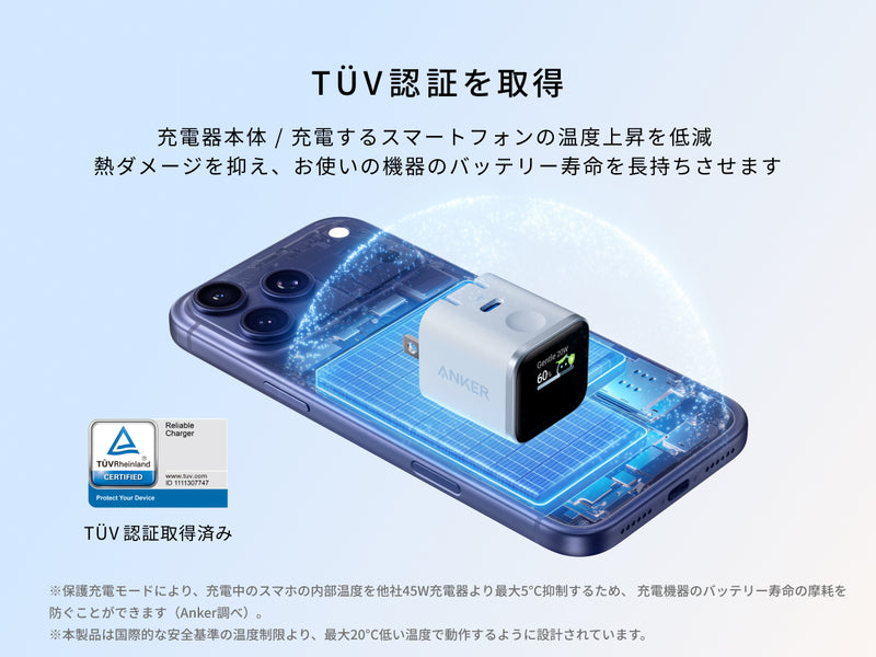 TÜV認証を取得