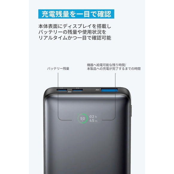 Anker Power Bank (10000mAh, 25W, 3 Port)