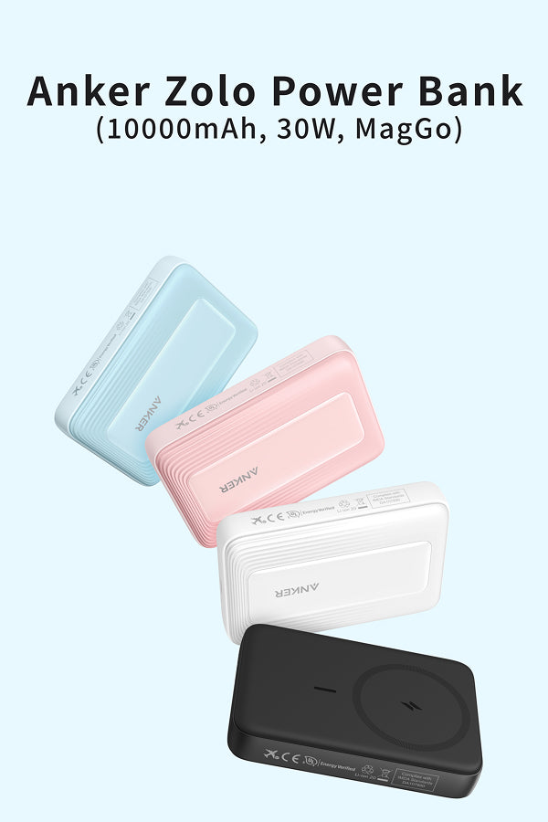 Anker Zolo Power Bank (10000mAh, 30W, MagGo)