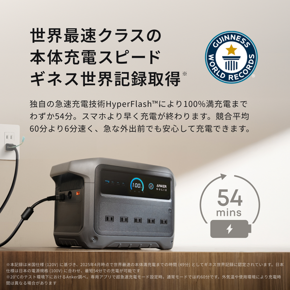 Anker Solix C1000 Gen 2 Portable Power Station with Anker Solix C1000 / C800 専用防塵 & 防水バッグ
