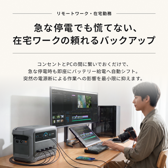 Anker Solix C1000 Gen 2 Portable Power Station with Anker Solix C1000 / C800 専用防塵 & 防水バッグ