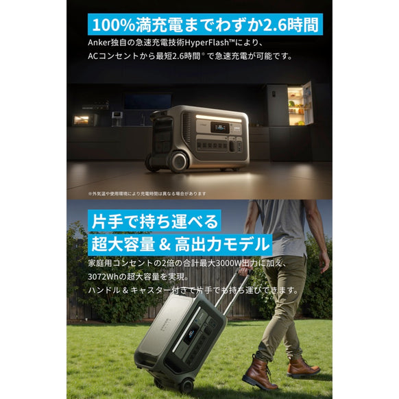 Anker Solix F3000 Portable Power Station