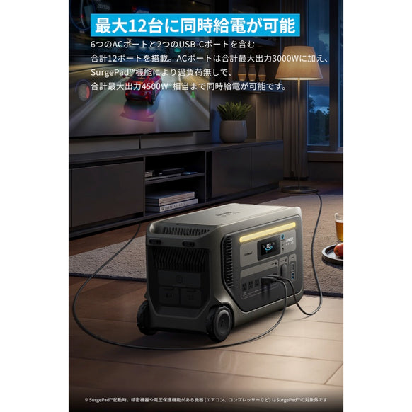 Anker Solix F3000 Portable Power Station