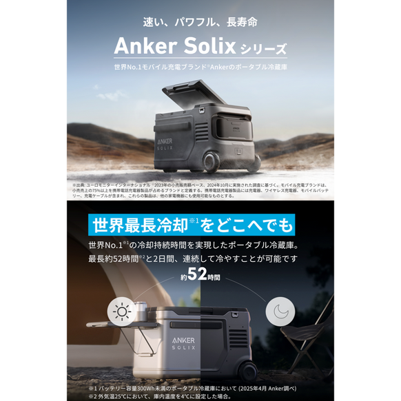 【予約販売】Anker Solix EverFrost 2 23L Electric Cooler