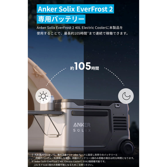 Anker Solix EverFrost 2 交換用バッテリー