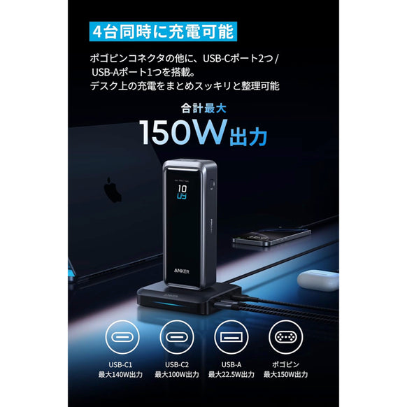 Anker Prime Charging Base (150W, 3 Ports)