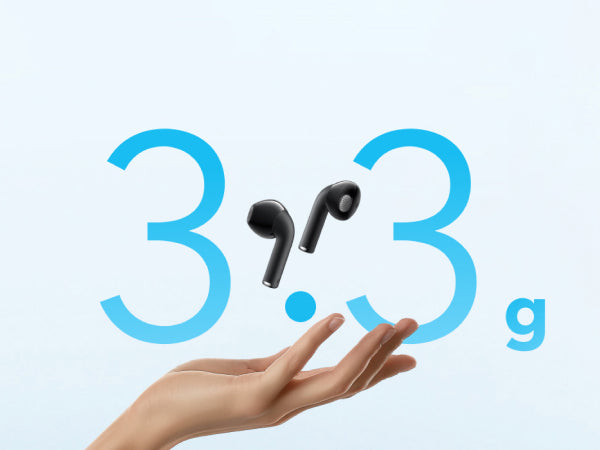 片耳約3.3gの軽量設計