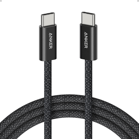 Anker Zolo USB-C & USB-C ケーブル (240W, 高耐久ナイロン)