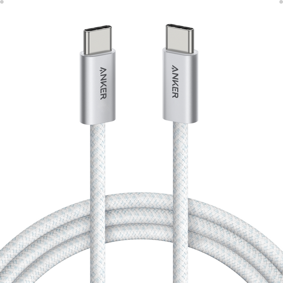 Anker Zolo USB-C & USB-C ケーブル (240W, 高耐久ナイロン)