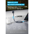 Anker Nano USB-C & HDMI ケーブル (4K, 高耐久ナイロン, 140W)
