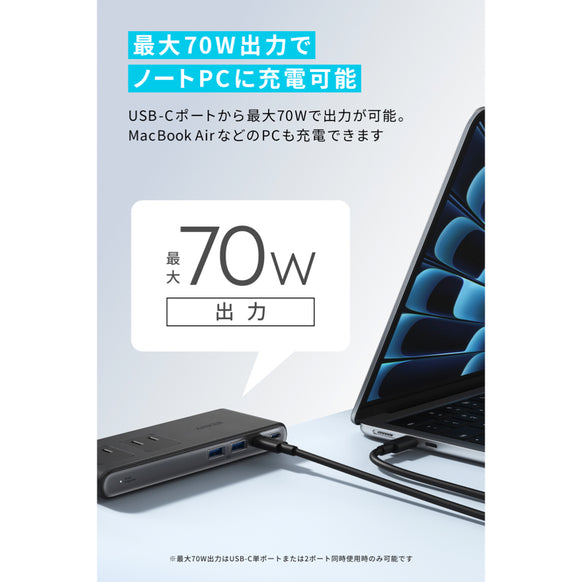 Anker Nano Power Strip (10-in-1, 70W, クランプ式)