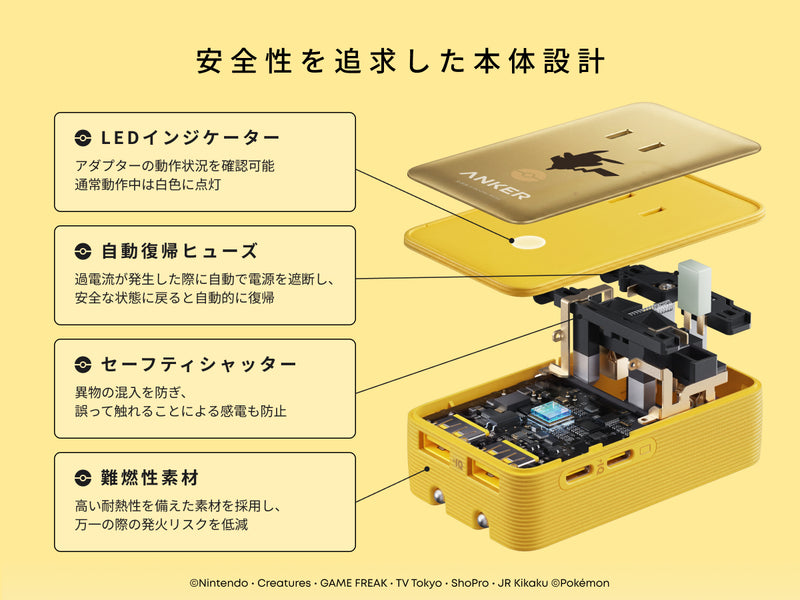高い安全性