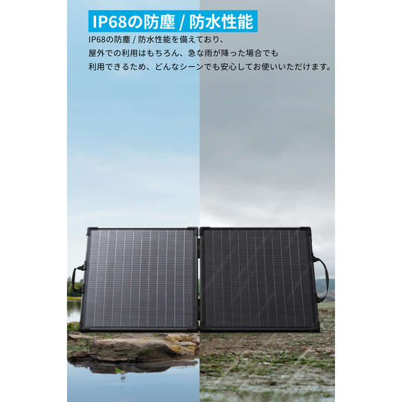 Anker Solix C1000 Gen 2 Portable Power Station ダークグレー with Anker Solix PS100 Dual Portable Solar Panel