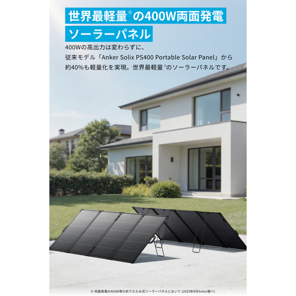 Anker Solix PS400 Dual Portable Solar Panel