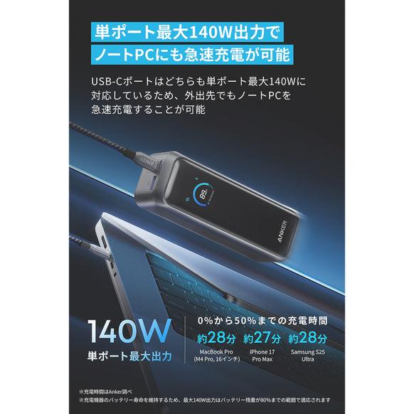 Anker Prime Power Bank (20100mAh, 220W) with Anker Prime Charging Base (150W, 3 Ports)