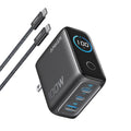 Anker Charger (100W, 3 Ports) with USB-C & USB-Cケーブル