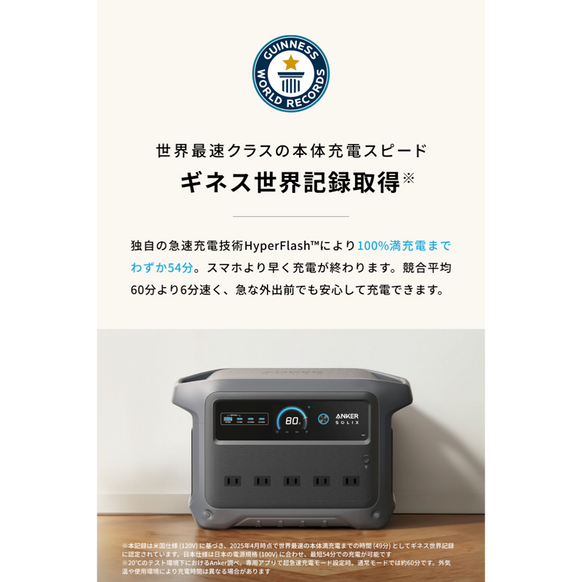 Anker Solix C1000 Gen 2 Portable Power Station with Anker Solix C1000 / C800 専用防塵 & 防水バッグ