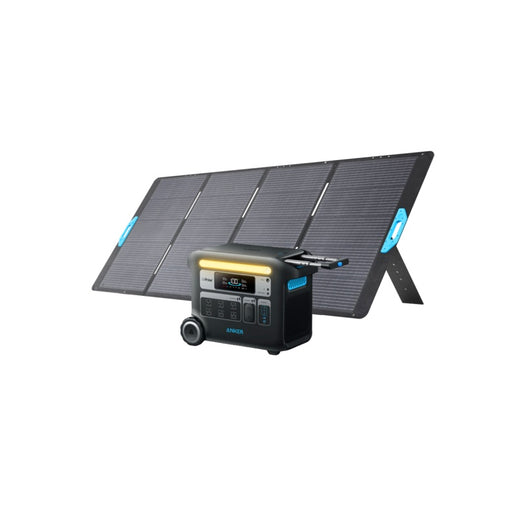 Anker Solix C800 Plus Portable Power Station with Anker Solix PS200 Portable Solar Panel
<