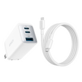 Anker PowerPort Ⅲ 3-Port 65W Pod with USB-C & USB-C ケーブル