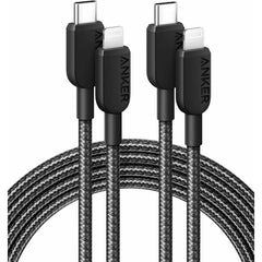 Anker 310 高耐久ナイロン USB-C & ライトニング ケーブル 1.8m 2本セット