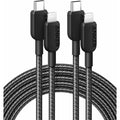 Anker 310 高耐久ナイロン USB-C & ライトニング ケーブル 3.0m 2本セット