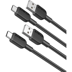 Anker 310 高耐久ナイロン USB-C & USB-A ケーブル 2本セット