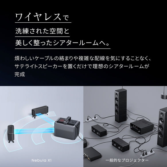 Nebula X1 専用サテライトスピーカー