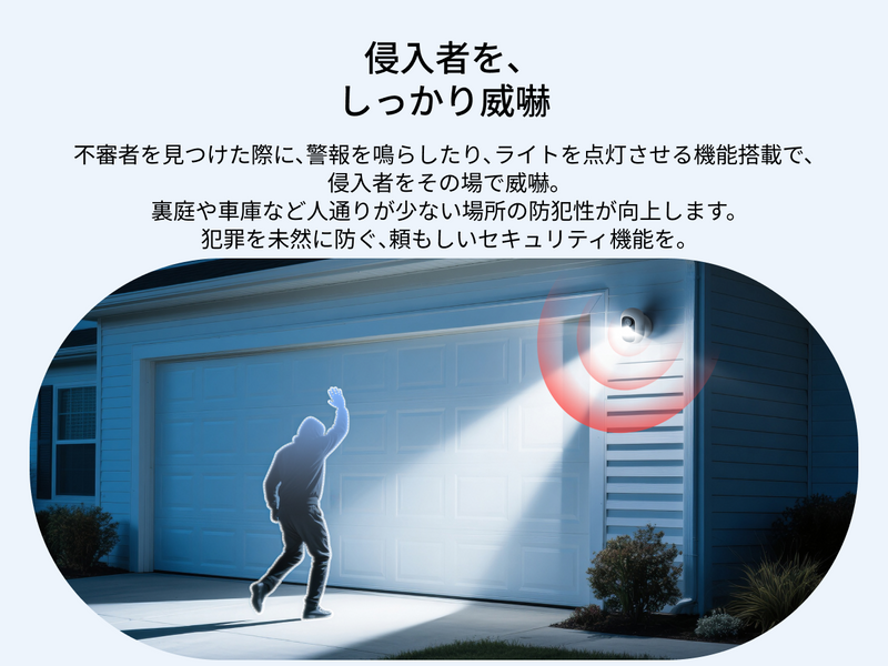 警報・ライト機能