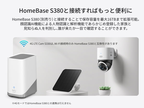 HomeBase S380対応