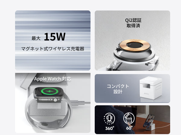 MAX15Wの急速充電