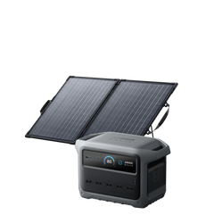 ポータブル電源+ ソーラーパネル