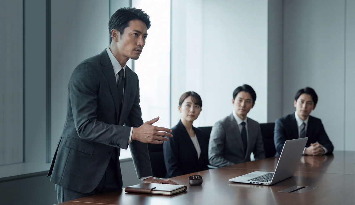 AI ボイスレコーダーで会議を効率化