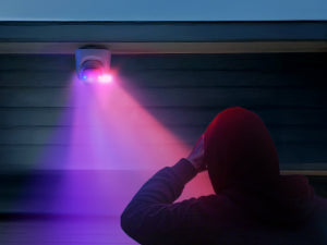事件を未然に防ぐ、強力な警告・威嚇機能