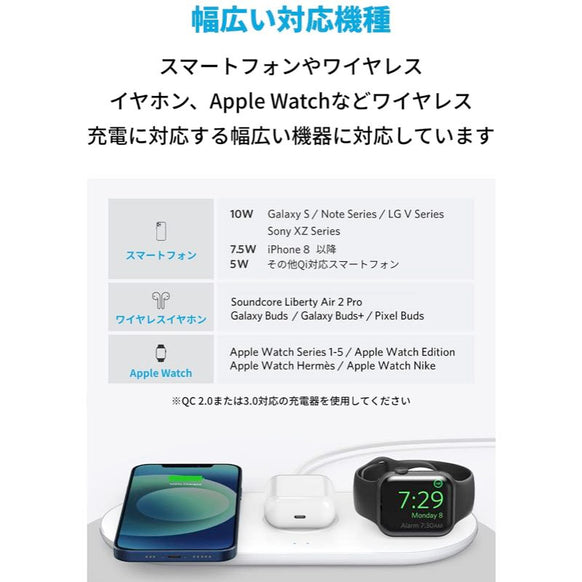 Anker PowerWave 3-in-1 station with Watch Holder
