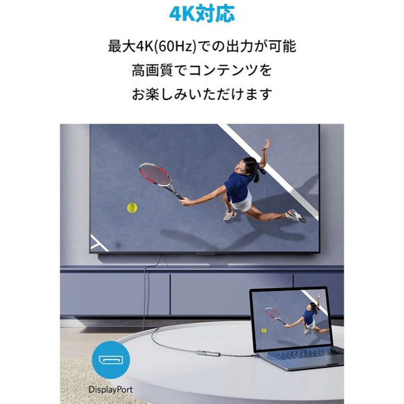 Anker PowerExpand USB-C & DisplayPort アダプタ