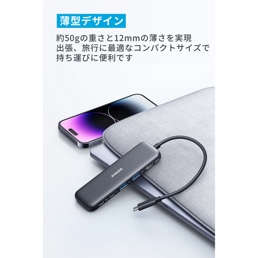 Anker 332 USB-C ハブ (5-in-1) サブ画像2