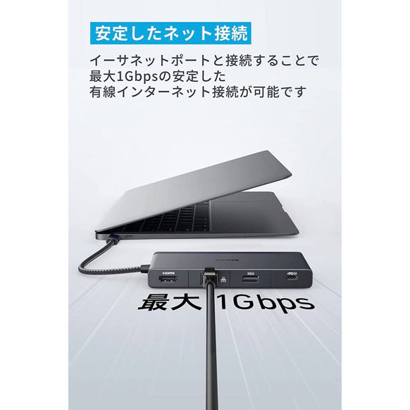 Anker 552 USB-C ハブ (9-in-1, 4K HDMI)