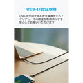 Anker PowerLine II USB-C & USB-C ケーブル (USB2.0対応) 0.9m