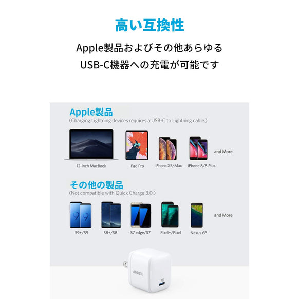 Anker PowerPort Atom PD 1 & USB-C & USB-C　ケーブル (1.8m) 2点セット