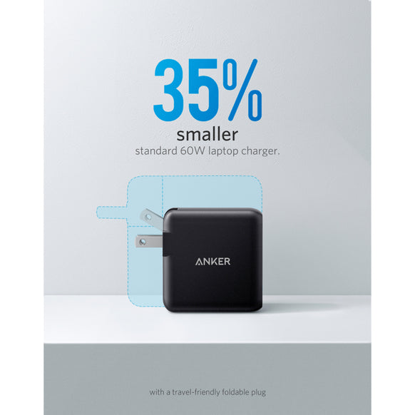 Anker PowerPort Atom III 60W (USB-C & USB-C USB2.0対応 ケーブル 0.9m セット)