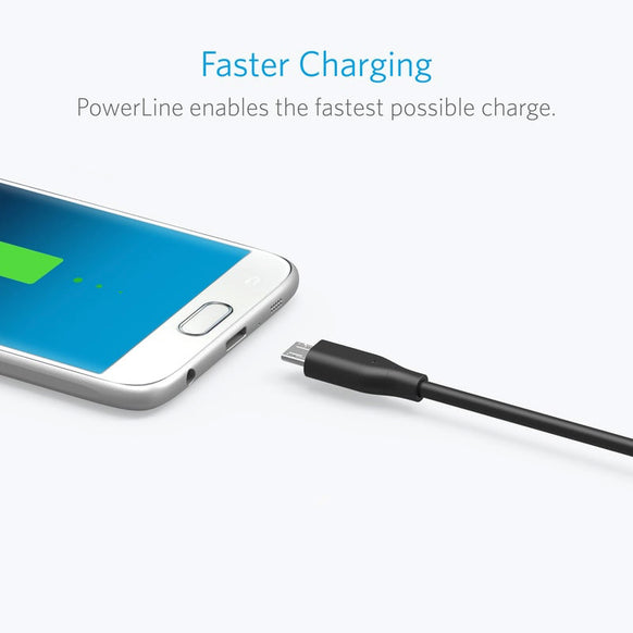 Anker PowerLine Micro USB ケーブル 0.9m 2本セット