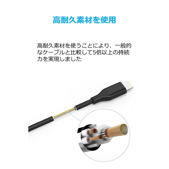 Anker PowerLine Micro USB ケーブル 6本セット