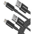 Anker 高耐久ナイロン ライトニングケーブル 1.8m 2本セット