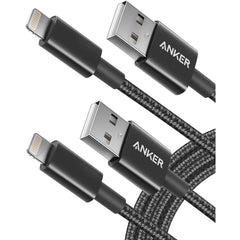 Anker 高耐久ナイロン ライトニングケーブル 1.8m 2本セット