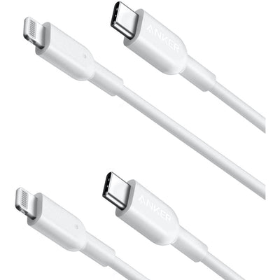 Anker PowerLine II USB-C & ライトニング ケーブル (2本セット) 0.9m