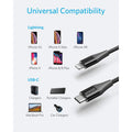 Anker PowerLine+ II USB-C & ライトニング ケーブル 0.9m 2本セット
